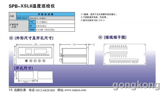 八通道熱電偶溫度計